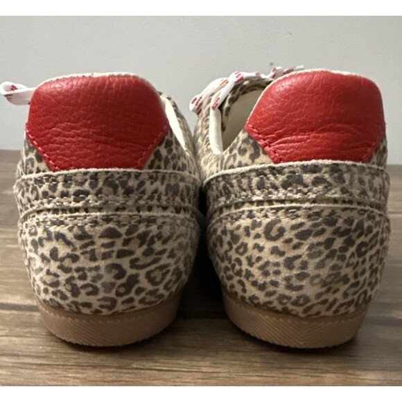 Dolce Vita Laini Sneaker | Tan Leopard Print Suede | Women’s 9.5 | New w/no Tags - Picture 11 of 11